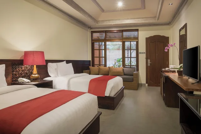 Room, Twin Beds, Beach Wing، Griya Santrian 3/4
