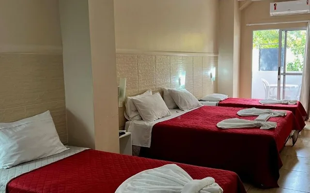 غرفة رباعية بسريرين منفصلين، Pousada Espaco Viana 1/3