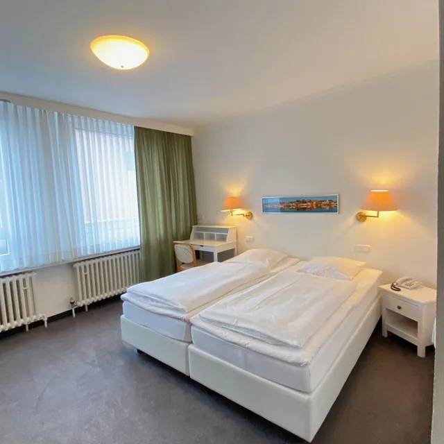 غرفة بسرير كينج، Hotel Flensburger Hof 3/10