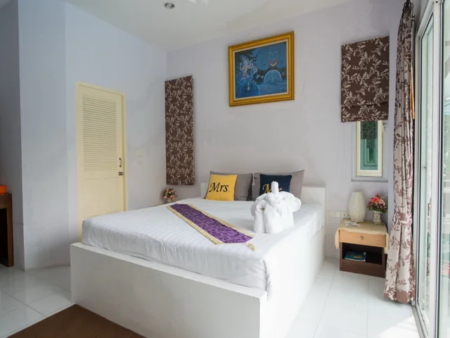 فيلا عائلية بسريرين كينج بغرفتي نوم، Charm Resort Cha-Am 1/4