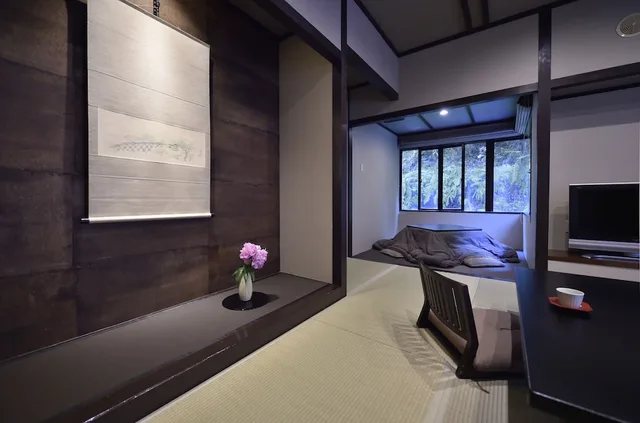 غرفة رباعية بفرشتي فوتون، Ryokan Sumiya Kihoan 1/2
