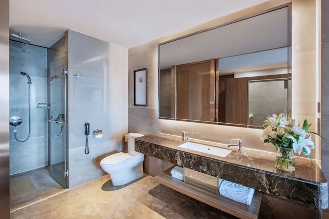 غرفة تنفيذية كبيرة بسرير كينج بإطلالة على الجبل، Mission Hills Resort Dongguan 3/3