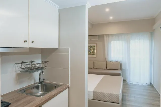 غرفة ديلوكس بسرير مزدوج، Ammos Beach Seaside Luxury Suites 6/7