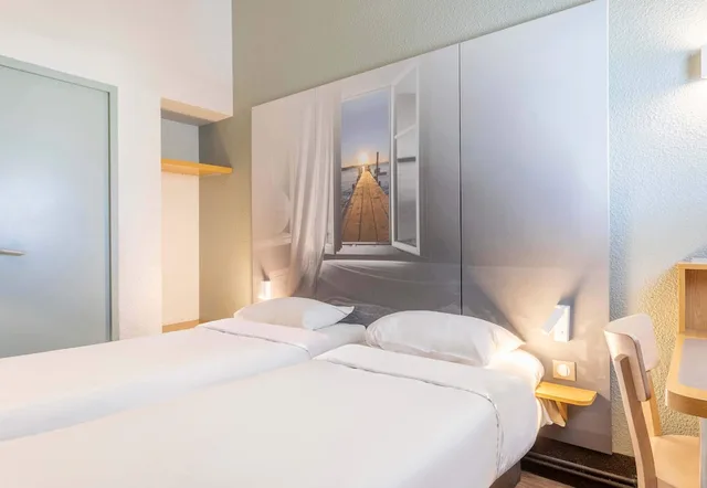 غرفة بسريرين منفصلين، B&B Hotel Toulon La Seyne Sur Mer 2/3