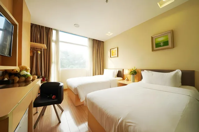 غرفة بريميوم بسريرين، Baiyun City Hotel 1/1