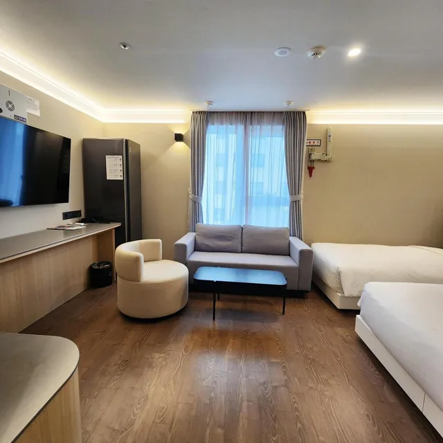 Family, Twin Beds, Pool Access, Hound Hotel Busan Station 4/6