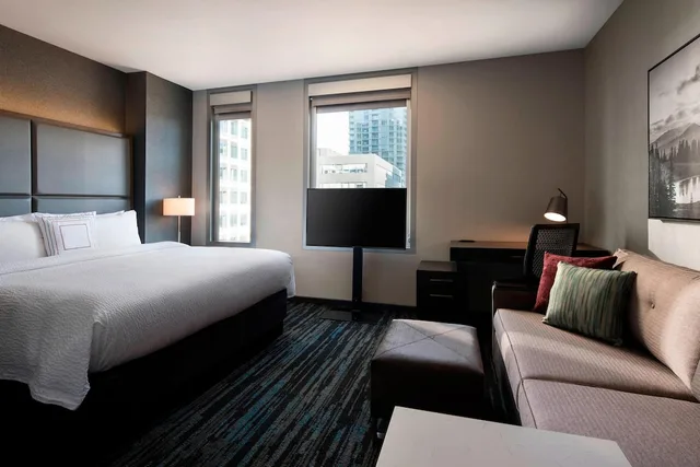 جناح استوديو بسرير كينج مع أريكة، RESIDENCE INN SEATTLE DOWNTOWN/CONVENTION CENTER 1/10