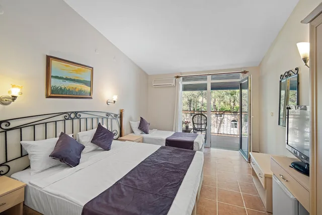 غرفة قياسية بإطلالة على الحديقة بشرفة، Alados Otel 1/6