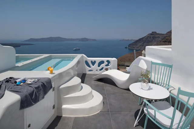 Cave, Grand, Suite, Caldera View, Outdoor Jetted Tub، Athina Luxury Suites 4/4