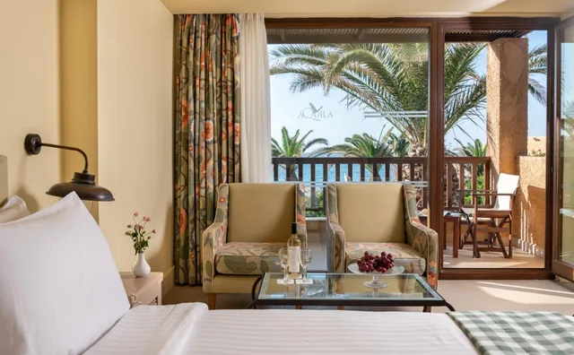 غرفة عائلية بإطلالة على الحديقة، Aquila Rithymna Beach 5/8
