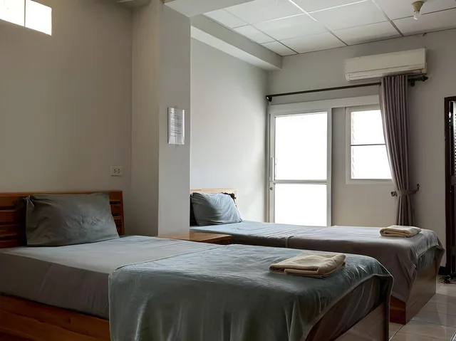 غرفة بسريرين منفصلين، Soi 5 Apartment 1/3