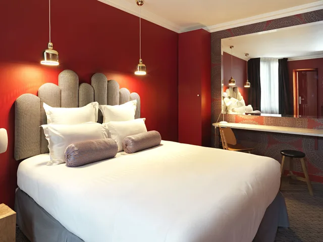 غرفة كومفورت بسرير مزدوج، Hotel Paradis 3/10