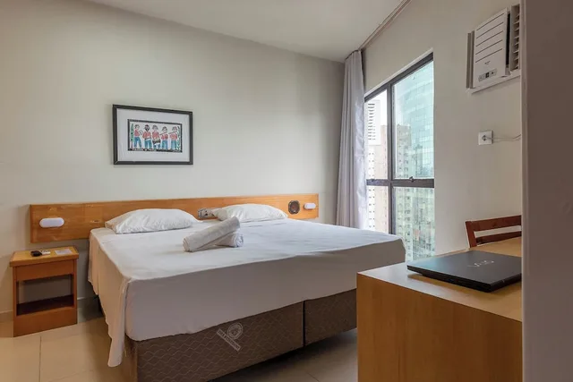 غرفة بسرير مزدوج وسريرين منفصلين، Rede Andrade Onda Mar Hotel 5/10