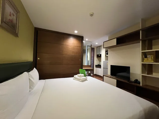 استوديو حصري بسرير مزدوج، Silom Forest Exclusive Residence 1/10