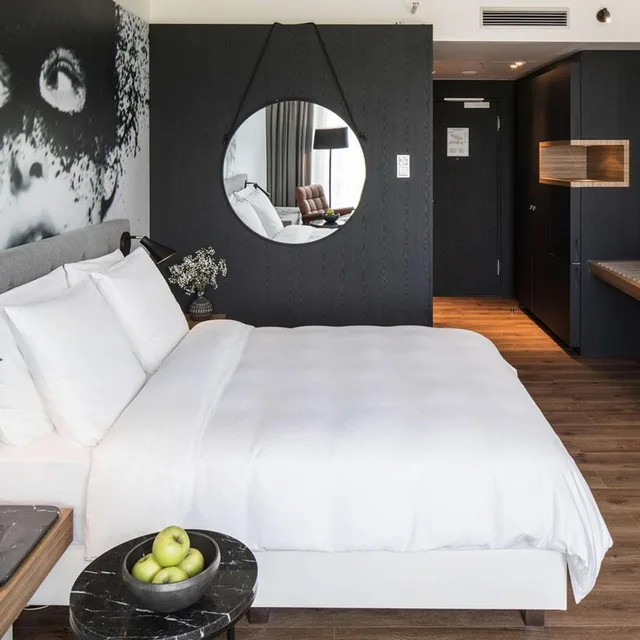 جناح جونيور بسرير كينج بإطلالة على الحديقة، Radisson Blu Hotel Cologne 2/10