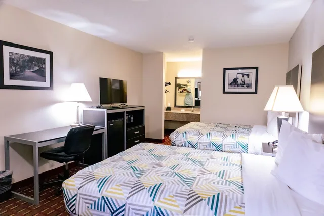 غرفة ديلوكس بسريرين مزدوجين لذوي الإعاقة، Motel6 Nacogdoches TX 6/9