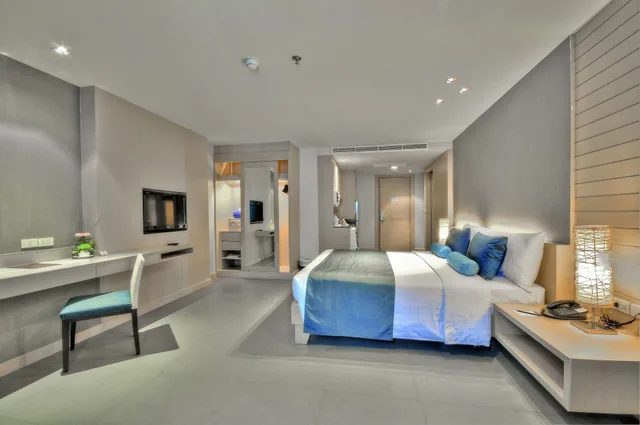 غرفة ديلوكس بسرير كينج، The Ashlee Heights Patong Hotel and Suites 5/10
