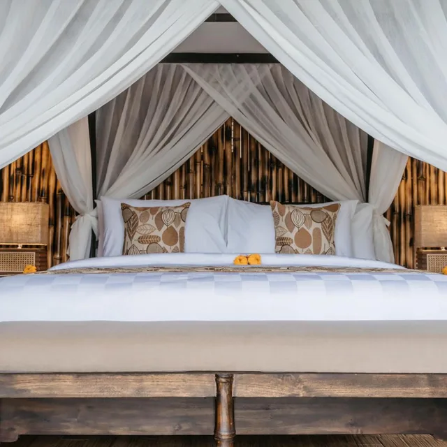 1 Bedroom, Bamboo, Villa, King Bed، Wadari Retreat Villa Ubud 1/10