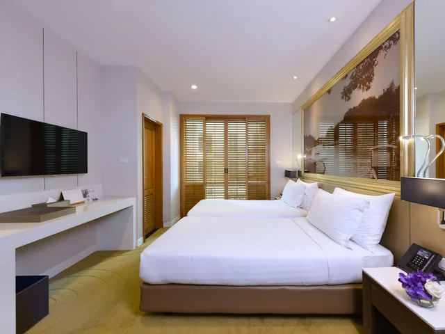 جناح جونيور بسرير مزدوج بشرفة، Grande Centre Point Ploenchit Bangkok 1/8