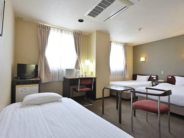 غرفة قياسية ثلاثية بسريرين، Wakayama Daini Fuji Hotel 1/1