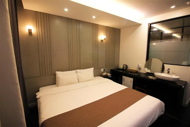 غرفة ديلوكس بسرير مزدوج، Seattle B Hotel 4/9