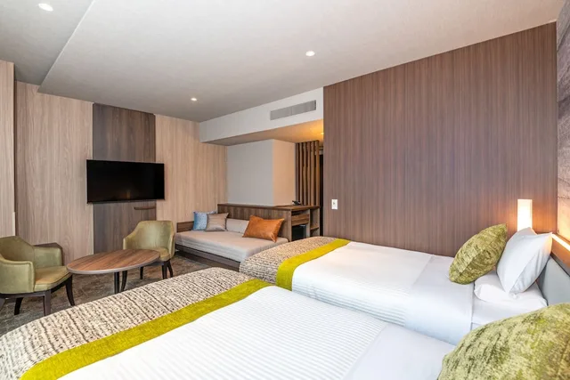 غرفة سوبيريور بسريرين منفصلين مع أريكة، Kamenoi Hotel Aso 3/4