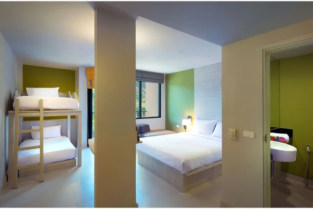 غرفة عائلية بسرير مزدوج وسريرين منفصلين، IBIS STYLES KRABI AO NANG 6/10