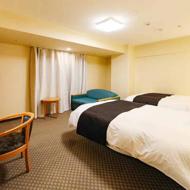 غرفة اقتصادية بسريرين منفصلين، APA Hotel Obihiro-Ekimae 1/4