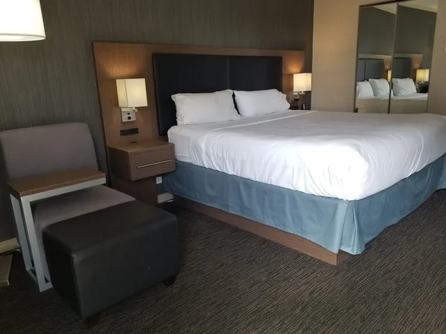 غرفة قياسية بسرير كينج بشرفة، Holiday Inn Express Edmonton Downtown 2/6
