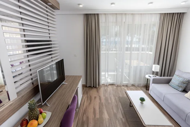 جناح بريميوم بسرير كوين بإطلالة على البحر مع أريكة، Azul Beach Resort Montenegro By Karisma 3/5