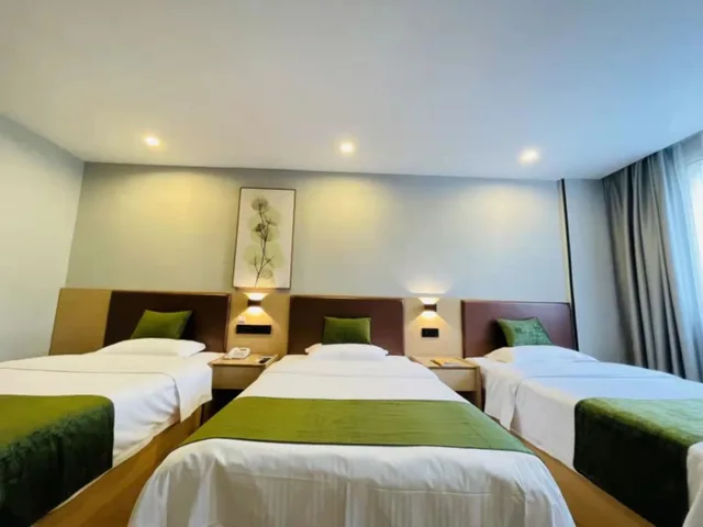 غرفة عائلية، Greentree Inn Anhui Suzhou Railway Station Express Hotel 1/2