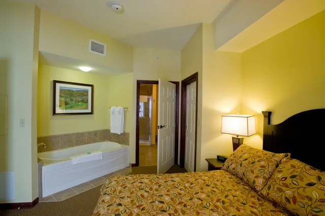 1 Bedroom, Standard, Queen Bed, Valley View, Sofa, The Tamarack 1/1
