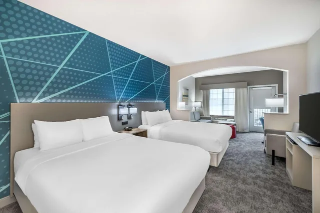 جناح ديلوكس بسريرين كوين مع أريكة، City Express by Marriott Redmond Airport 4/10