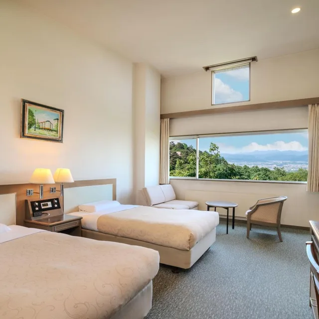 غرفة بسريرين منفصلين، Izumigo Hotel Ambient Azumino 1/6