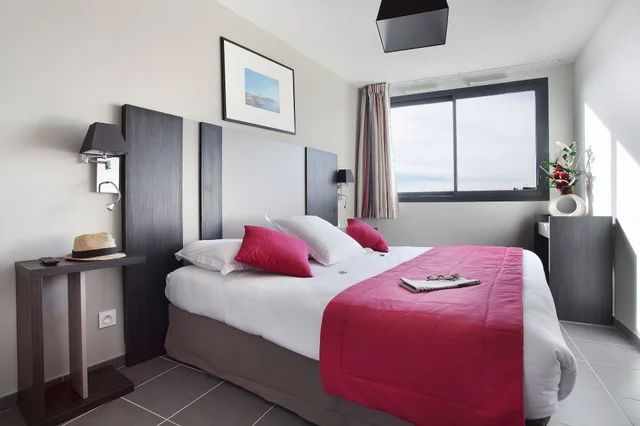 شقة بسرير كوين بغرفة نوم واحدة مع سرير سحّاب إضافي، Appart hotel Odalys City Marseille Centre Parc Chanot Velodrome 4/10