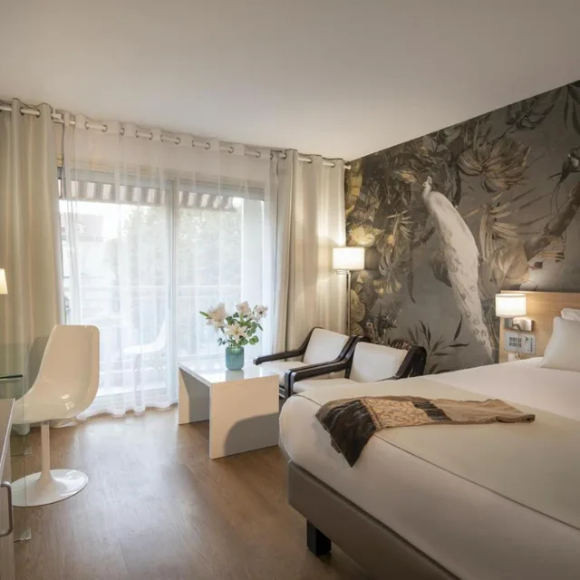 غرفة ديلوكس بسرير مزدوج، Chambord Hotel Menton 8/10