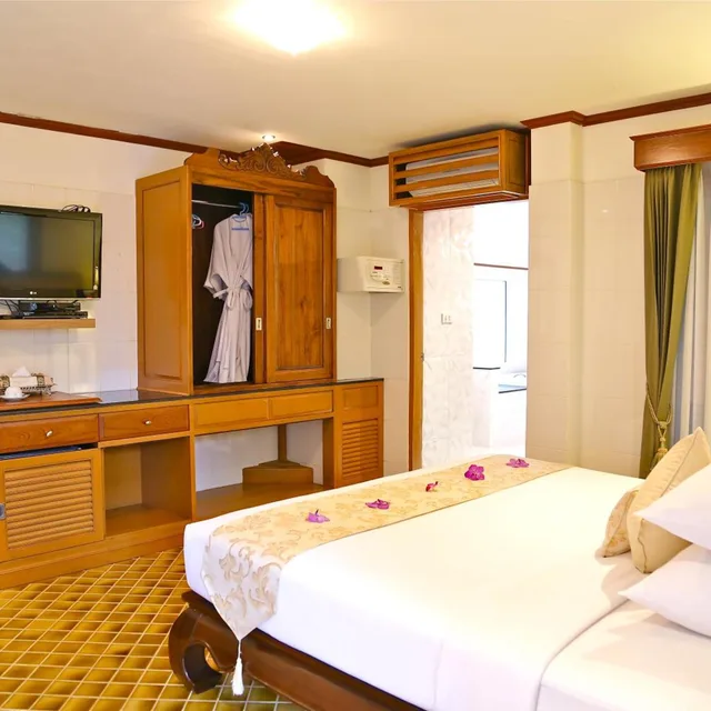 غرفة ديلوكس بسرير مزدوج، The Oriental Siam Resort 3/6