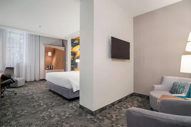 غرفة بسرير كينج لذوي الإعاقة، Courtyard by Marriott Niagara Falls, USA 4/6