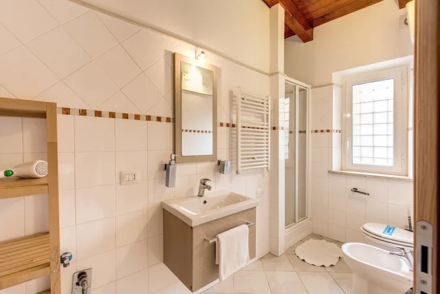 استوديو بسريرين منفصلين بشرفة، Aurelia Vatican Apartments 1/2