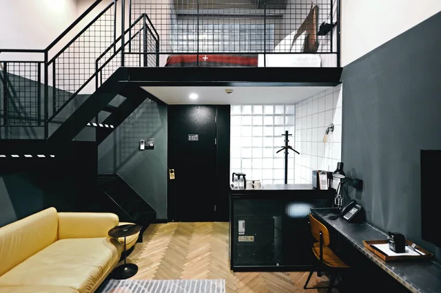 غرفة مريحة بسرير كينج، Urside Hotel And Cafe Shanghai 2/4