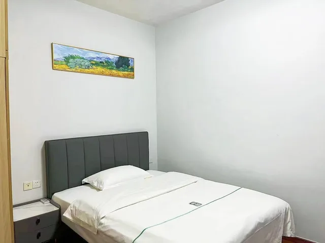 جناح تنفيذي بسرير كوين، Angda Pazhou Apartment 3/5