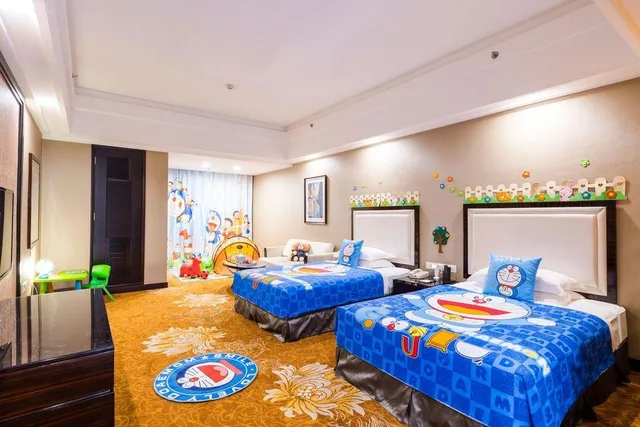 غرفة عائلية بسريرين مزدوجين، Country Garden Phoenix Hotel Shenyang 1/1