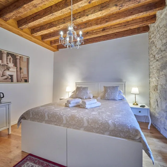 غرفة ديلوكس بسرير مزدوج أو سريرين منفصلين في الملحق، Villa Split Heritage Hotel 1/10