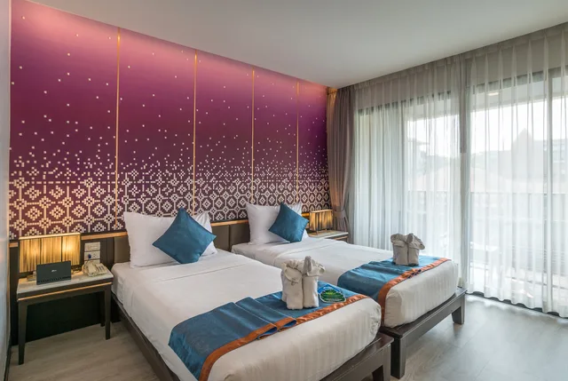 غرفة ديلوكس بسرير مزدوج أو سريرين منفصلين بإطلالة على المسبح، Ananta Burin Resort 2/6