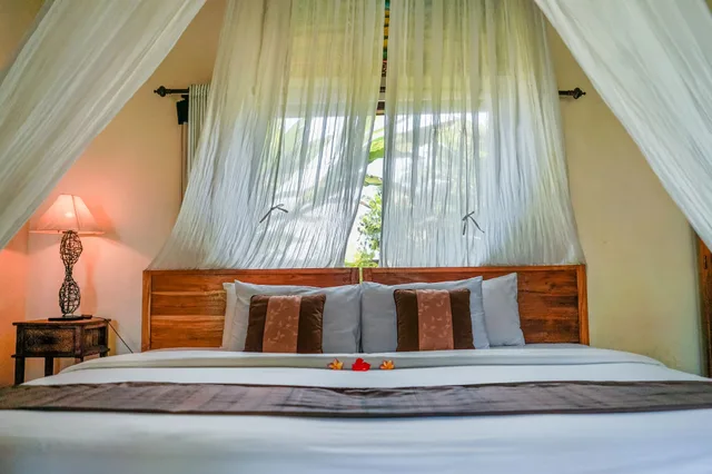 فيلا ديلوكس بسرير كينج بغرفة نوم واحدة، Villa Jj And Spa Ubud 6/10