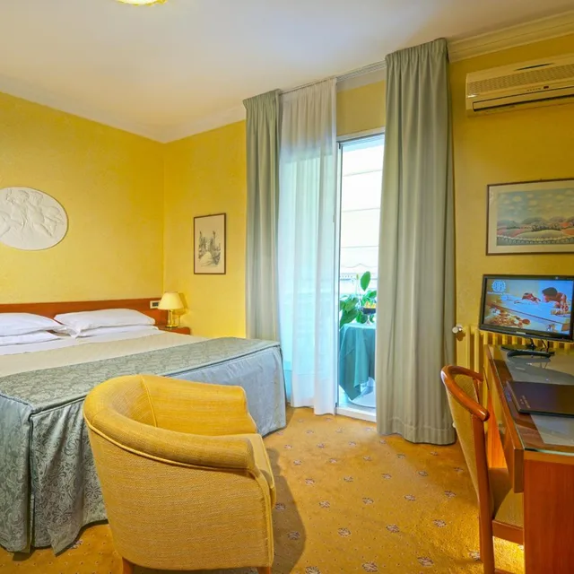 غرفة اقتصادية بسرير مزدوج أو سريرين منفصلين، Hotel Aurora Terme 5/10