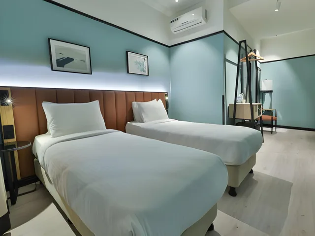 غرفة بسريرين منفصلين وسريرين كوين، EA Exclusive Hotel & Kocatepe 2/2