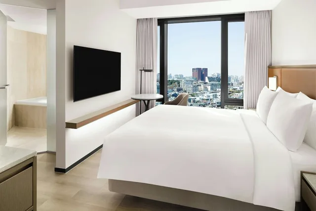 Premier, Queen Bed, City View, AC Hotel by Marriott Seoul Gangnam 3/8