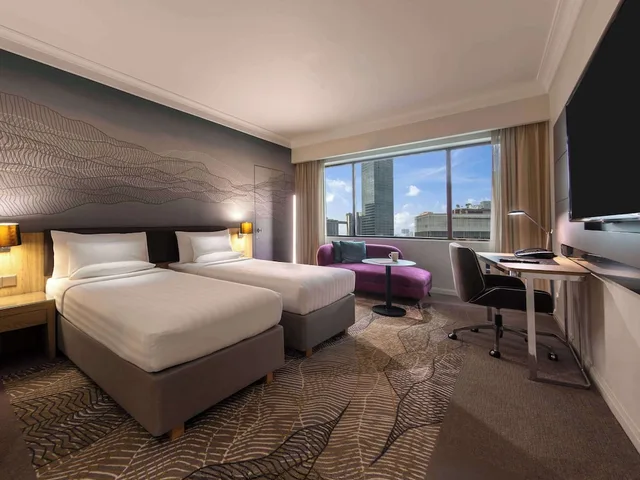 غرفة ديلوكس بسريرين منفصلين، Novotel Kuala Lumpur City Centre 5/10