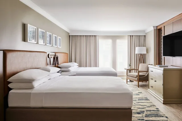 غرفة كلوب بسرير مزدوج، San Antonio Marriott Rivercenter on The River Walk 1/10